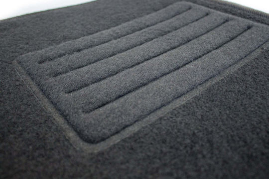 Petex Satz Vorder- und Hintermatten 4Stück aus Teppichboden für Alfa Romeo Alfa 159 2005-2011 Schwarz