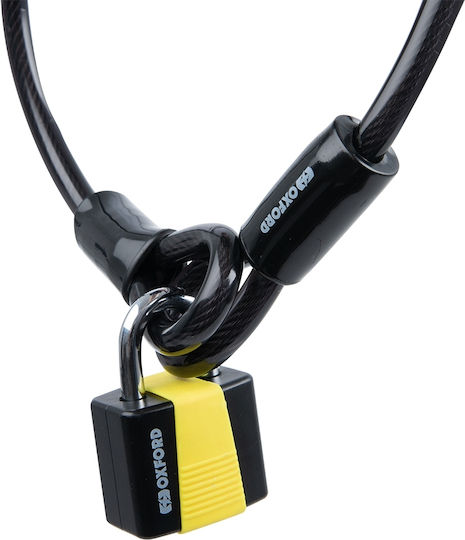 Oxford Lanț De Blocare Loop10 Cu Cablu Și Lacăt 10mm X 1800mm