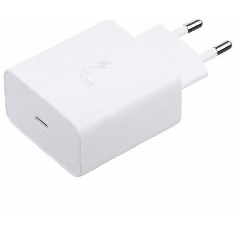 Samsung Φορτιστής Χωρίς Καλώδιο με Θύρα USB-C 45W Power Delivery / Quick Charge 2.0 Λευκός (T4511)