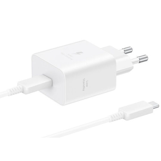 Samsung Charger with USB-C Port and Cable USB-C - USB-C 45W Power Delivery Whites (EP-T4511X)