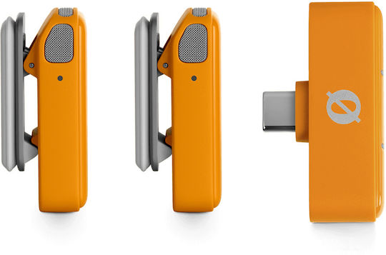 Rode Micro Σετ Μικρόφωνο USB Πέτου για Κινητό σε Πορτοκαλί Χρώμα