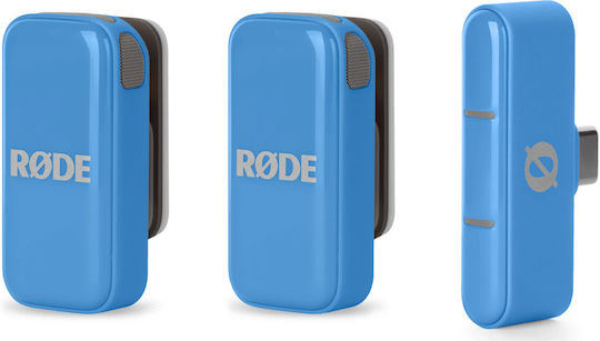 Rode Micro Σετ Μικρόφωνο USB Πέτου για Κινητό σε Μπλε Χρώμα