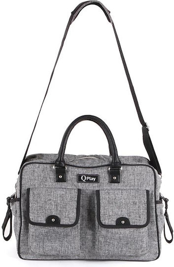 Q Play Wickeltasche-Wickeltasche Schulter/Hand Gray