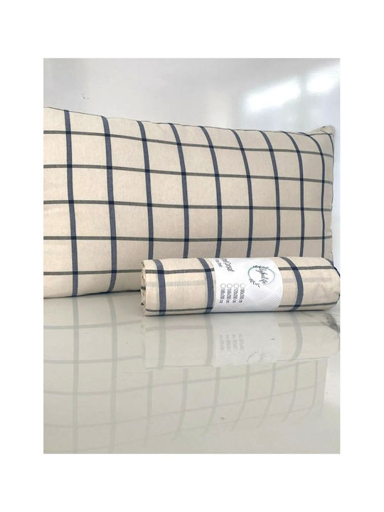 Set Single Rubber Hugger Bed Sheet 100x200 Beige + 1 Pillowcase 50x70