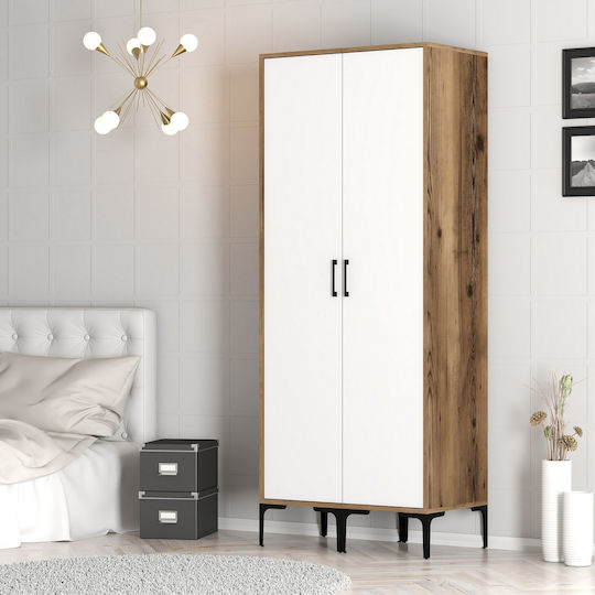 Two Door Wardrobe Ss Lidya White