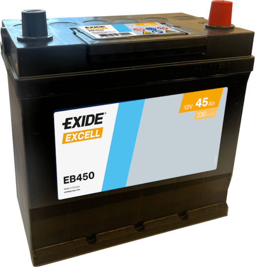 Exide Μπαταρία Αυτοκινήτου με Χωρητικότητα 45Ah και CCA 330A