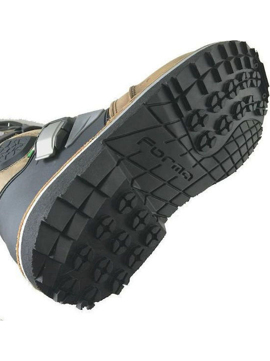 Forma Terra Evo Low Ανδρικές Μπότες Motocross Δερμάτινες Drytex Καφέ