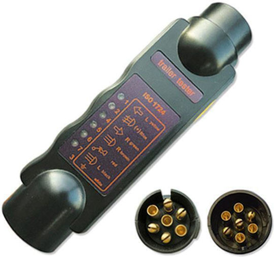 JBM Tester Πρίζας Τρέιλερ με 7 pin