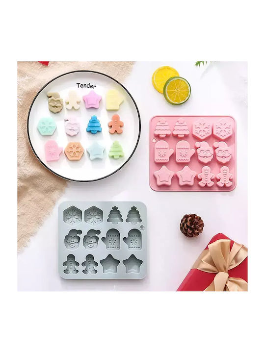 Pandaboo Weihnachtliche Süßigkeiten Pfanne/Form Rosa