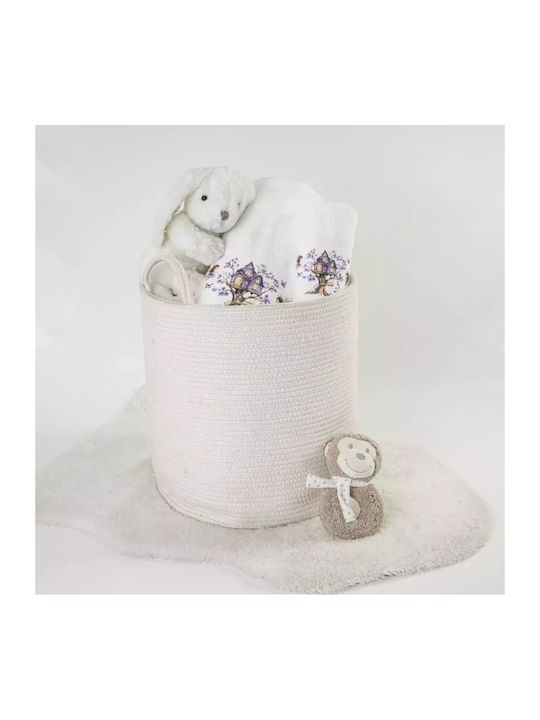 Borea Set of baby towels 2pcs White 30 cmx50cm