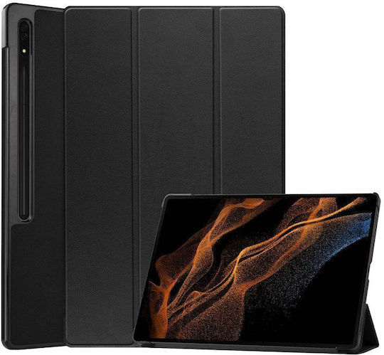 Tri-fold Flip Cover Black Samsung Galaxy Tab S9 Ultra