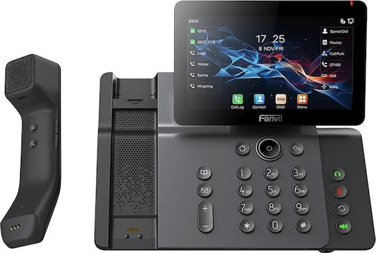 Fanvil V66 Pro Ενσύρματο Τηλέφωνο IP Μαύρο