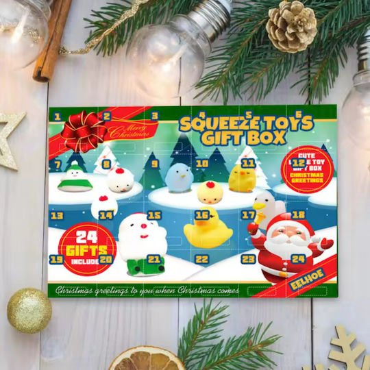 Calendar Advent Jucării Squishy