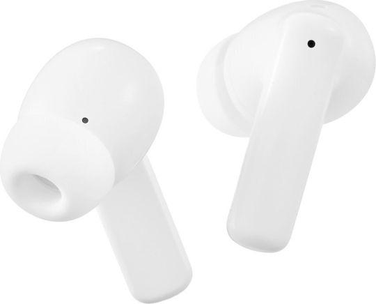 Streetz T600 In-ear Bluetooth Handsfree Ακουστικά με Θήκη Φόρτισης Λευκά