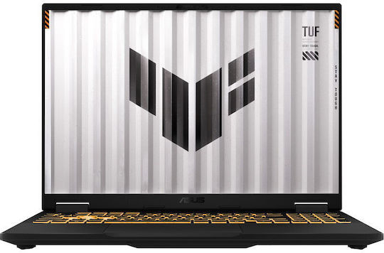 Asus TUF Gaming F16 FX608JPR-I7161 16" FHD+ 165Hz (Kern i7-14650HX/16GB/1TB SSD/GeForce RTX 5070/Kein Betriebssystem) Jaeger Grey (International English Tastatur)