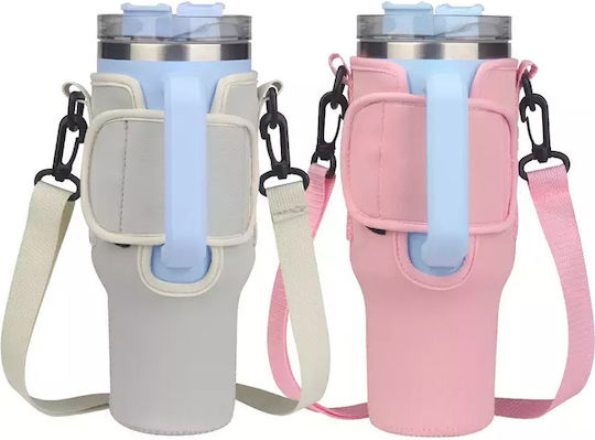 Pandaboo Isolierte Flaschenhülle für Flasche in Beige Farbe