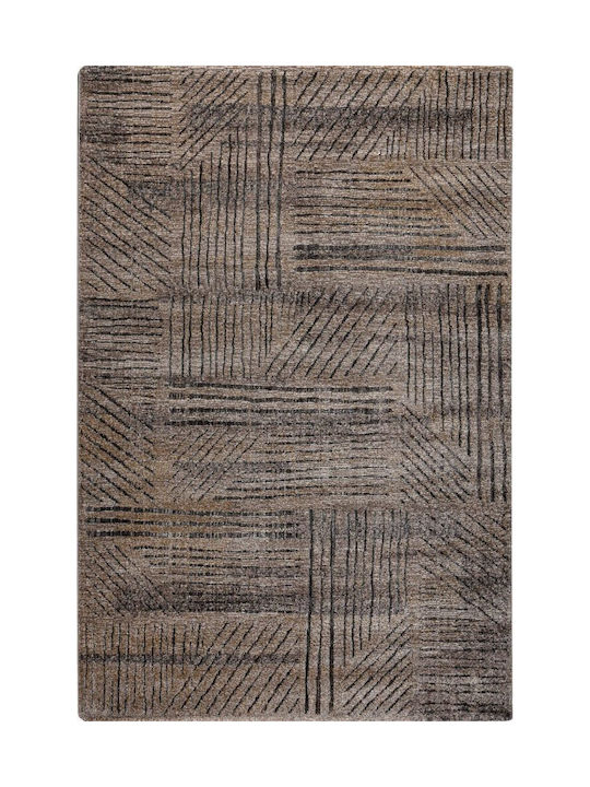 Polcarpet Cairo Giza 44002 Σετ Μοντέρνα Χαλιά Κρεβατοκάμαρας Brown Polcarpet 9999991329393 3τμχ