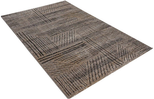 Polcarpet Cairo Giza 44002 Σετ Μοντέρνα Χαλιά Κρεβατοκάμαρας Brown Polcarpet 3τμχ