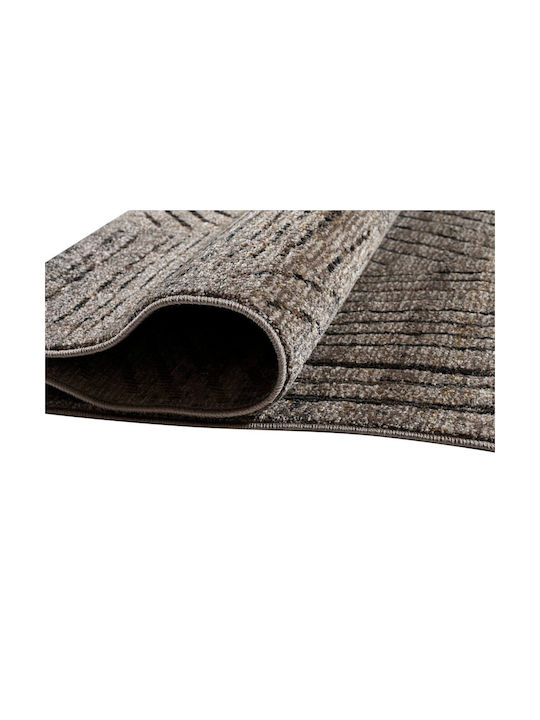 Polcarpet Cairo Giza 44002 Σετ Μοντέρνα Χαλιά Κρεβατοκάμαρας Brown Polcarpet 9999991329393 3τμχ