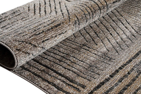 Polcarpet Cairo Giza 44002 Σετ Μοντέρνα Χαλιά Κρεβατοκάμαρας Brown Polcarpet 3τμχ