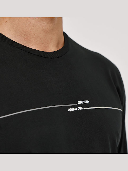 T-shirt Μαύρο