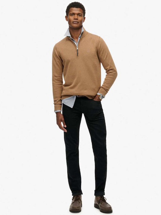D1 Stud Long Sleeve Sweater Camel