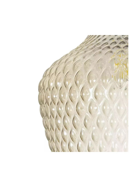 GloboStar Sklo Pendant Light Multicolour with Crystals for Socket E27 22x22x31cm