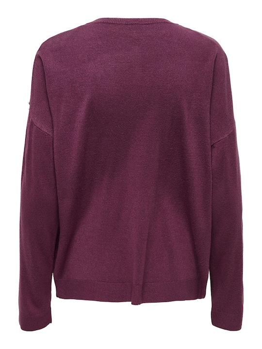 Boxy Γυναικείο Πουλόβερ Mauve Wine, Μπορντω