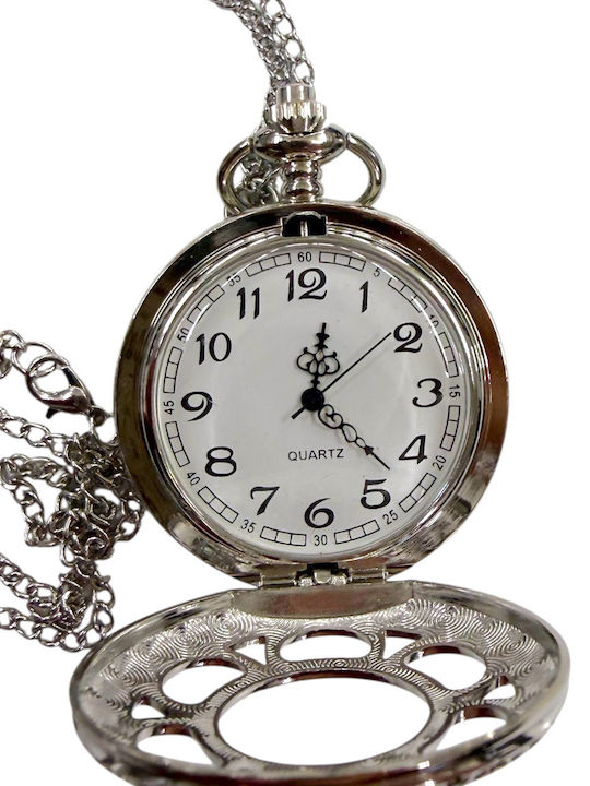 Giovani Rossi Men's Watch Pocket Battery Silver