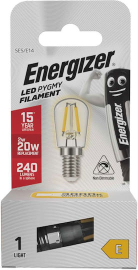 Energizer LED Bulbs 2W for Socket E14 Warm White 240lm 5pcs