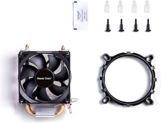 Power Train DL-200T CPU Kühlung für Socket AM4 mit RGB Beleuchtung Schwarz