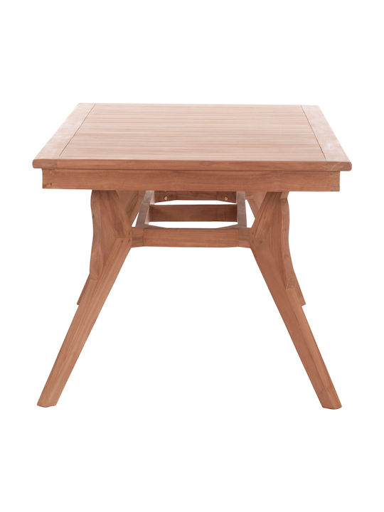Wonder Tisch Speisesaal aus Massivholz Natural 180x91x75cm