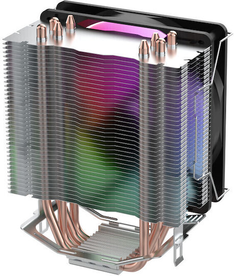 Power Train 40P Cooler Procesor pentru Socket /A/M/4/A/M/5/1/2/0/0/1/1/5/x/1/7/0/0/ cu RGB Iluminare