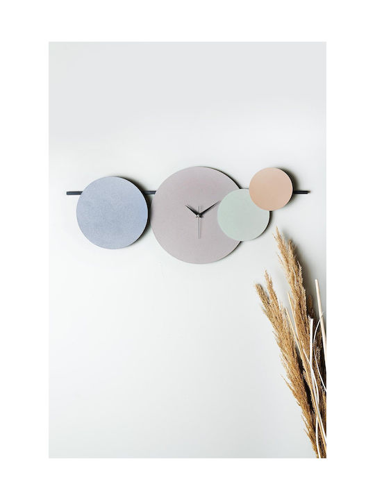 Maxico Metallisches Dekoratives Wanduhren 75x30cm