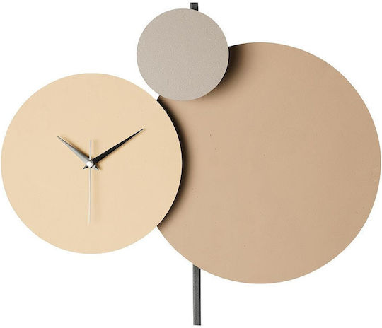 Pavimento Μεταλλικό Ρολόι Τοίχου Χειροποίητο 48x44cm Pavimento Μεταλλικό Ρολόι Τοίχου Χειροποίητο 48x44cm