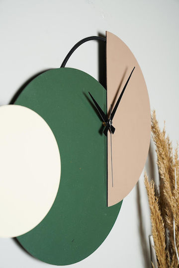 Mateen Metallic Wall Clock Modern Design 47x31cm