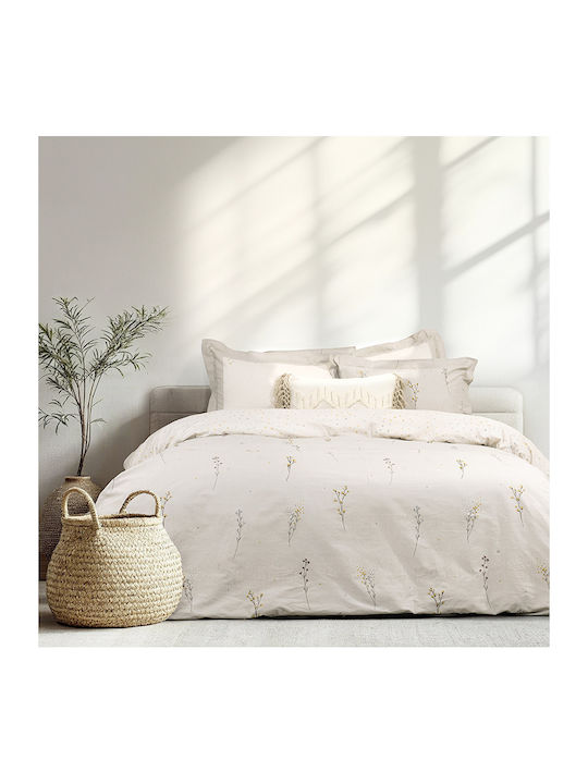 Nima Πάπλωμα Υπέρδιπλο 220x240εκ. Delicate Μπεζ