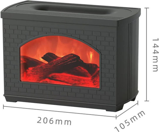 SteweHome Dekorative Tischlampen Kamin 3D Effekt Flamme