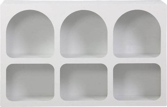 Μπουφές Emersi Ξύλινος Λευκή Απόχρωση 120x35x76cm