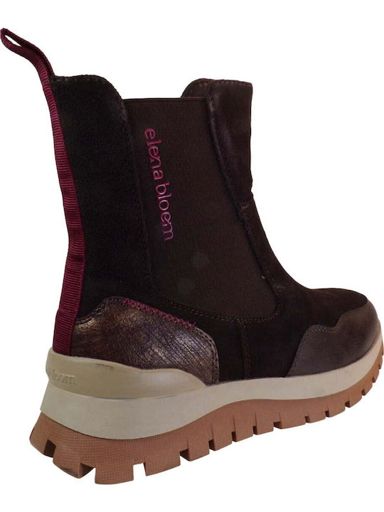 Stiefeletten Damen Braun