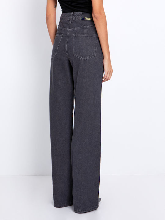 Hochgebirge Damen Jeans Hosen in Grau mit Regulärer Passform