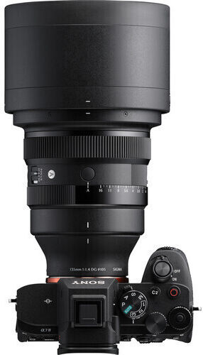Sigma Full Frame Camera Lens ART 135mm F1.4 DG Fixed for Sony E Mount Black
