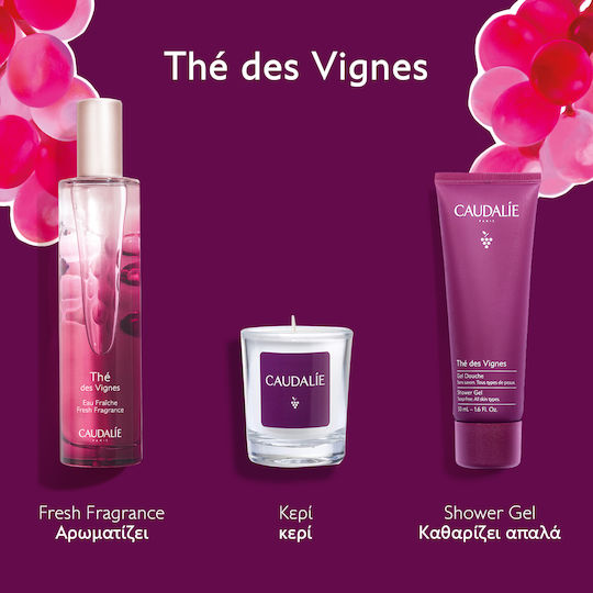 Caudalie The Des Vignes Γυναικείο Σετ 3τμχ
