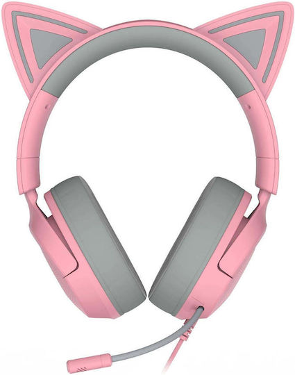 Razer Kraken Kitty V3 X Надушници Геймърски слушалки с връзка 3,5 мм Кварц за Nintendo Switch / Nintendo Switch 2 / PC / PS5 / XBOX