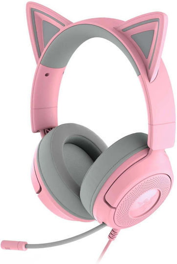 Razer Kraken Kitty V3 X Надушници Геймърски слушалки с връзка 3,5 мм Кварц за Nintendo Switch / Nintendo Switch 2 / PC / PS5 / XBOX
