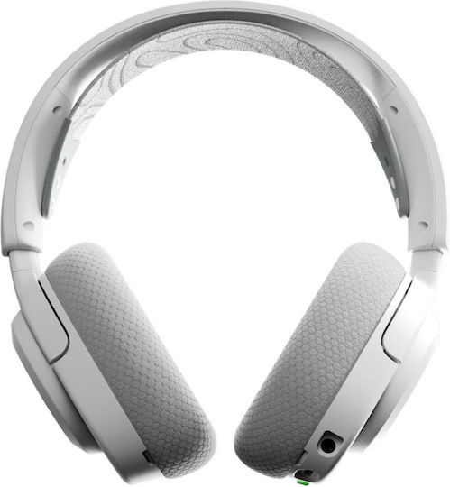 SteelSeries Arctis Nova 3X Over Ear Gaming Headset με σύνδεση Bluetooth / USB Λευκό for Nintendo Switch / PC / PS4 / PS5 / XBOX