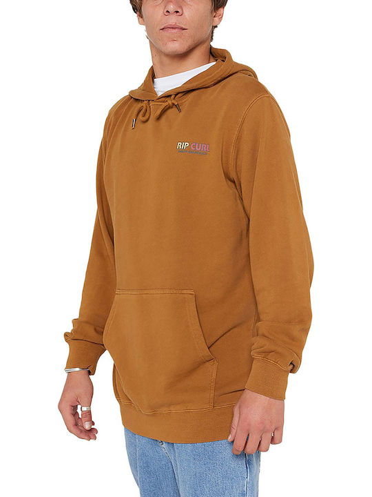 Surf Revival Brown Hoodie Men'S Sweatshirt