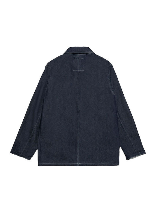 Langärmeliges Overshirt Raw Umwashed