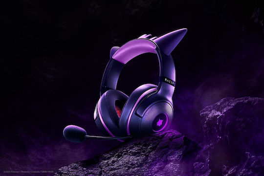 Razer Kraken Kitty V2 Over Ear Gaming Headset with Connection USB Pokemon Gengar