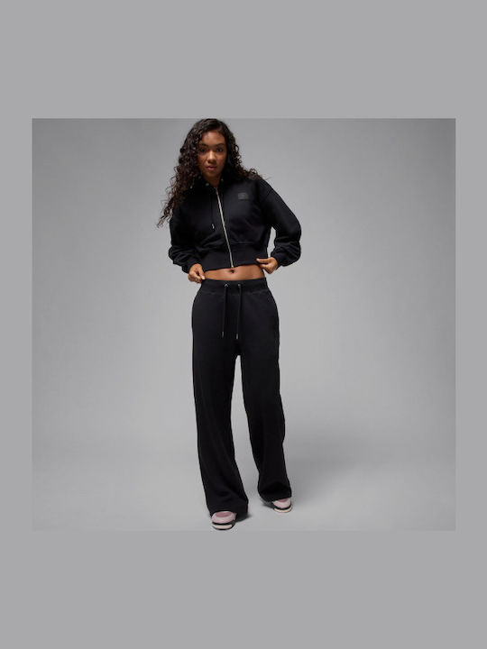 Flight Jogginghose Vlies Schwarz